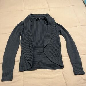 H&M Women's Charcoal Open Front Cardigan